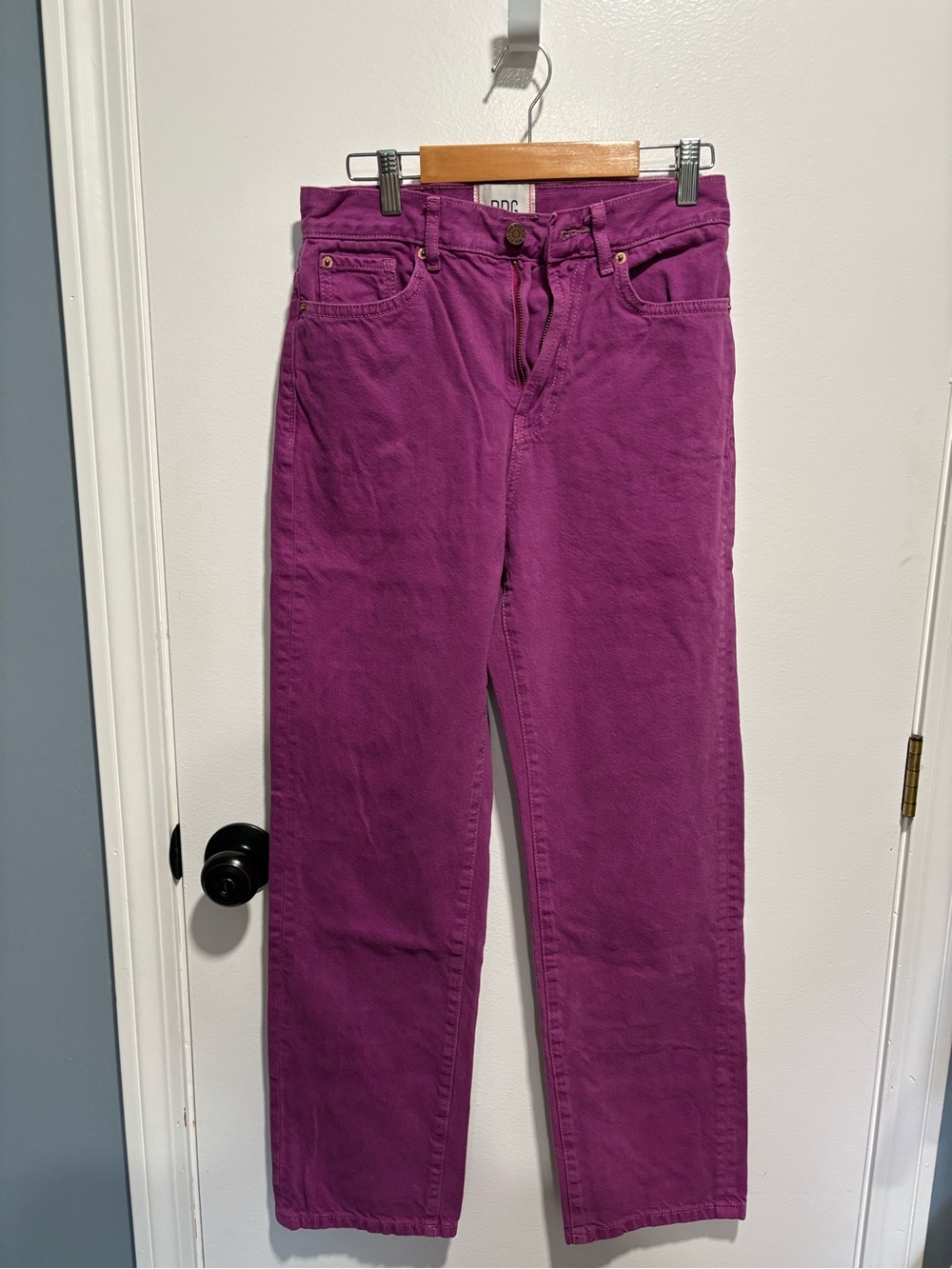 BDG Straight-Leg Jeans in Rich Purple